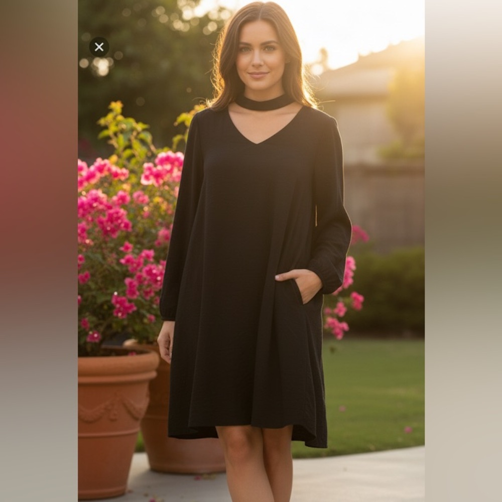 Black Midi Dress
